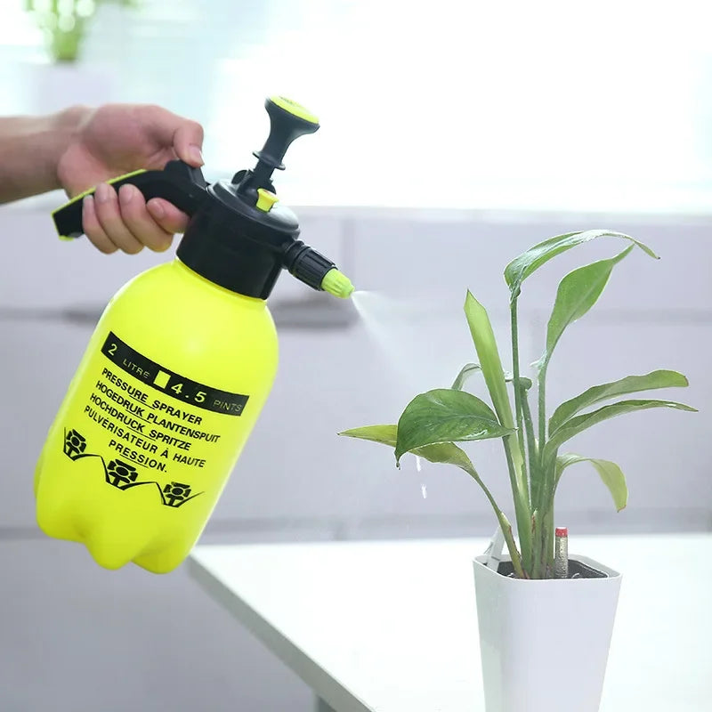 1/2/3L Hand Pressure Water Sprayer Trigger Air Pump Garden Disinfection Sprayers Spray Bottle Car Cleaning Sprayer Watering Can Leedoar