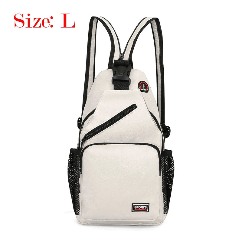 2023 New Arrival Women's Chest Bag Wholesale INS Trendy One Shoulder Backpack Multi Functional Men Green Beige Black Red Package Leedoar