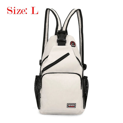 2023 New Arrival Women's Chest Bag Wholesale INS Trendy One Shoulder Backpack Multi Functional Men Green Beige Black Red Package Leedoar