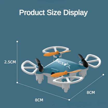 HC723 Mini Drone 2.4G Remote Control Quadcopter USB Charging Light Aerial Photography Fixed Height Aerobatic Tumbling Quadcopter Leedoar