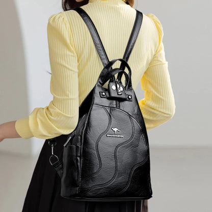 Mochila multifuncional nueva de 2023, bolso de mujer, edición coreana, bolso de hombro pequeño, mochilas de colores en el pecho, paquete de moda, estuche superior 