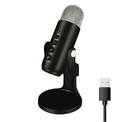 2023 New JD-900 Born Noise Cancelling Decorative Wired Mic Microphone USB Studio Recording Meeting Microphone for Live Broadcast Leedoar