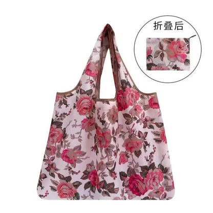 Big Reusable Grocery Bags Large-Capacity Shopping Bags Women's Bags High-Quality Waterproof Handbags Washable Tote Solid Colors Leedoar