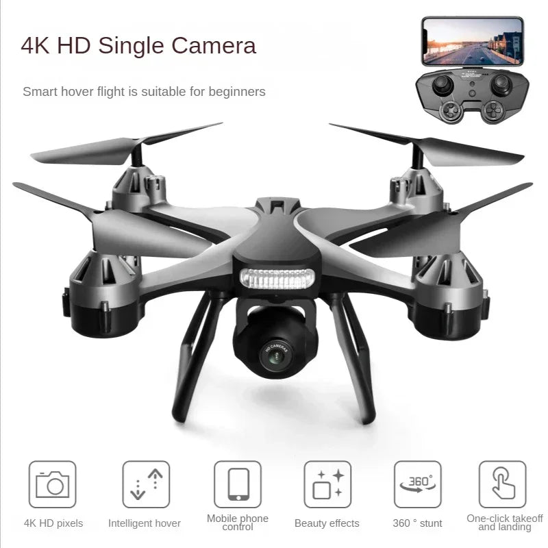 New JC801 UAV HD Professional Dual Camera Remote Control Helicopter 4K Dual Camera Drone Aerial Photography Quadcopter WIFI Leedoar