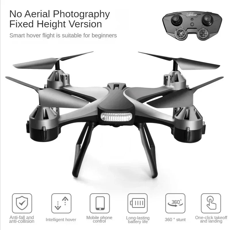 New JC801 UAV HD Professional Dual Camera Remote Control Helicopter 4K Dual Camera Drone Aerial Photography Quadcopter WIFI Leedoar