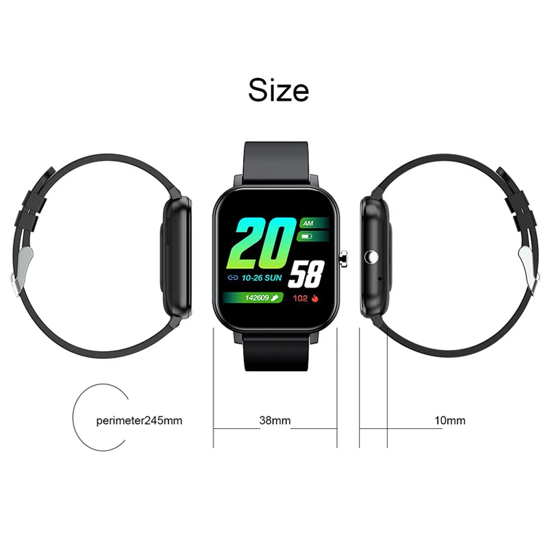 Y30 Smart Watch Men Women HD Round Touch Sreen Heart Rate Health Monitoring Bluetooth Calls Custom Dial Sports Fashion SmartBand Leedoar