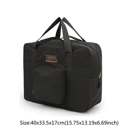 Moda Bolsa de Viagem Dobrável Unissex Oxford Viagem Fim de Semana Bolsas de Pernoite Grande Capacidade Bagagem de Mão Bolsa Duffel Acessórios Suprimentos