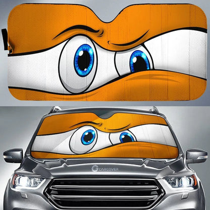 Sunshades Reflector Anti Uv Protector Evil Eyes Custom Car Sunshade Sun Shade Universal Summer 2024hot Sale Leedoar