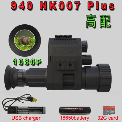 Digital Hunting Camera Laser IR Night Vision Scope Monocular 1080P 400M Travel Infrared Camcorder Support Photo Video Recording Leedoar