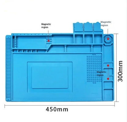 Almofada de reparo Isolamento Estação de solda resistente ao calor Tapete de solda de silicone Almofada de trabalho Plataforma de mesa para estação de solda BGA