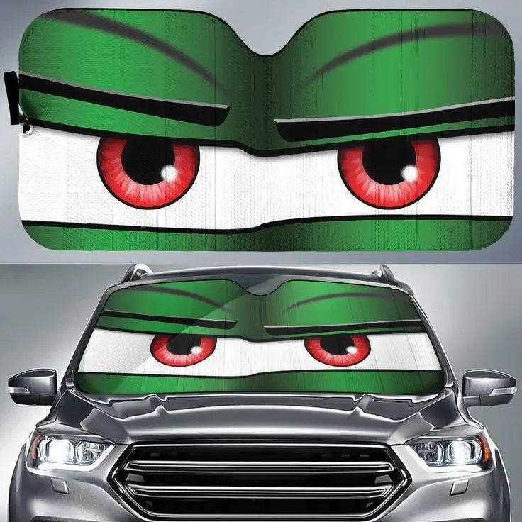 Sunshades Reflector Anti Uv Protector Evil Eyes Custom Car Sunshade Sun Shade Universal Summer 2024hot Sale Leedoar