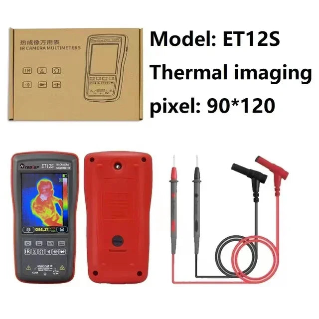 2 In 1 Thermal Imager Multimeter Touch Screen Electric Circuit Automobile Inspect IR Thermal Camera for PCB Electronic Repair Leedoar