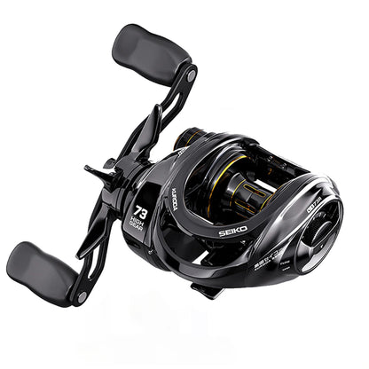 Baitcasting Reel 10KG Max Drag 18+1BB 7.2:1High Speed Jig Wheel Metal Line Cup Sea Jig Wheel For Catfish Bass Carp Leedoar