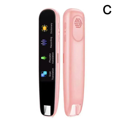 Smart AI Scan Reader Portable Voice Translator Scanner Pen WIFI AI Voice 112 Languages Translator for Dyslexia Autism Leedoar