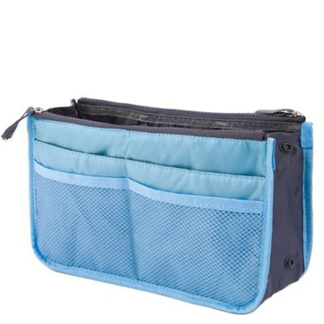 Bolsa de almacenamiento de cosméticos de gran capacidad, bolsa de viaje de nailon, organizador, bolso de mano, bolsa de cosméticos, bolsa de maquillaje para mujer, bolsa de belleza