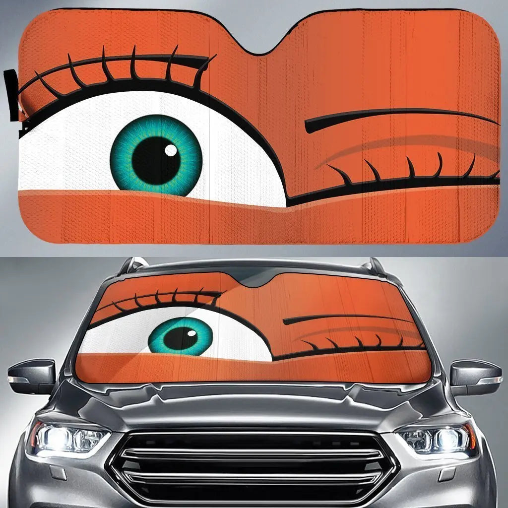 Sunshades Reflector Anti Uv Protector Evil Eyes Custom Car Sunshade Sun Shade Universal Summer 2024hot Sale Leedoar