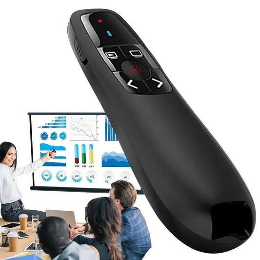 2024 NEW 2.4GHz Wireless Power Point Pen Presentation Clicker USB Remote Control Flip Presenter Pointer PPT Slide Advancer Pens Leedoar