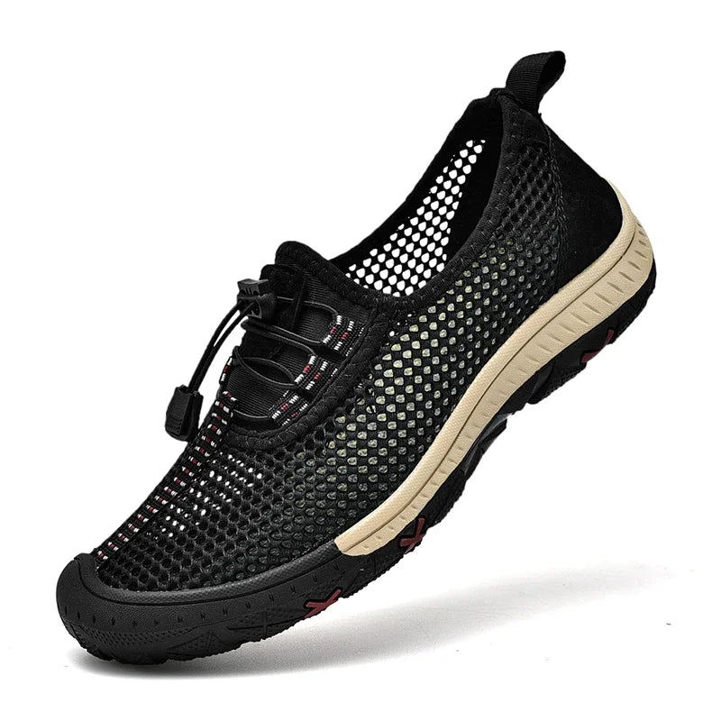 Shoes for Men Casual Breathable Mesh Shoes 2023 New Soft Men Sneakers Large Size Men Loafers Comfortable Outdoor Walking Shoes Leedoar