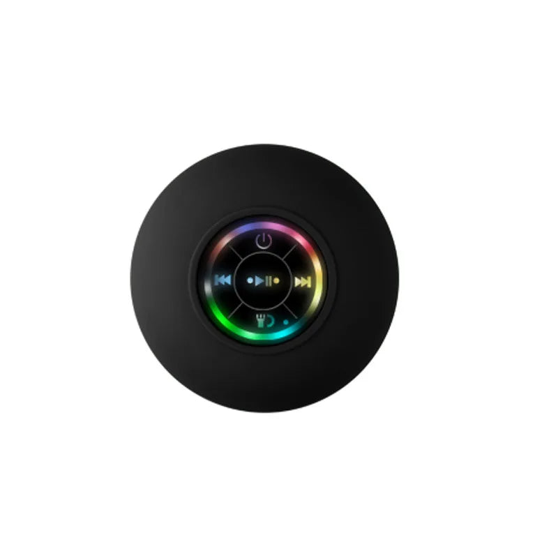 Mini alto-falante Bluetooth à prova d'água para banheiro, áudio sem fio, alto-falantes de chuveiro, luz RGB para telefone, barra de som, alto-falante para carro, mãos livres 