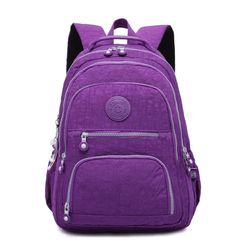 Fashion School Backpack Student for Teenage Girl Boy 2023 Travel Back Packs Bag Women Nylon Waterproof Laptop Bagpack Unisex Leedoar