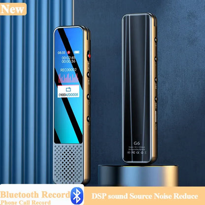 32/64G Digital Voice Recorder USB Pen Audio Recorder Intelligent Noise Reduction Recording with Microphone Dictaphone MP3 Player Leedoar