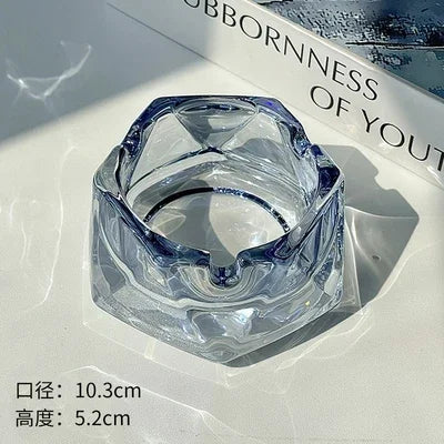 Nail Art Brush Cleaning Container Lotus Crystal Cup Nail Art Display Container Nail Lotion Glass Container Leedoar