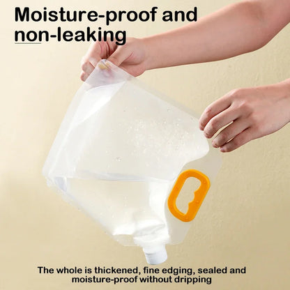 Portable Grain Storage Bag Handle Insect Proof Moisture-proof Fresh-keeping Bag Recyclable Transparent Grain storage bag Leedoar