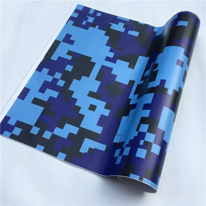 Arctic Snow Camo Vinyl Film Car Wrap Camouflage Vinyl Wrapping Car Sticker Bike Console Computer Laptop Skin Scooter Motorcycle Leedoar