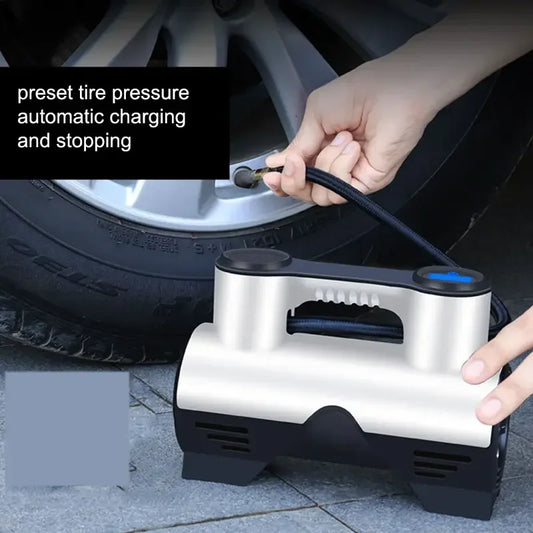 12V air pump for car tires portable air compressor