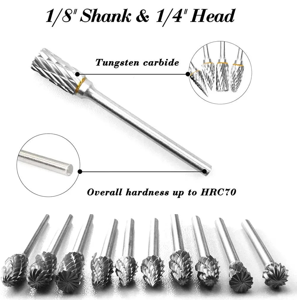 Tungsten Carbide Milling Cutter Rotary Tool