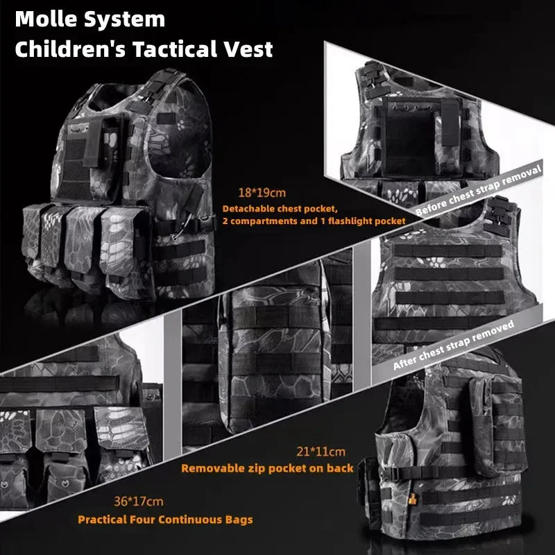 Tactical Vest Combat Training Assault Plate Carrier Outdoor Hunting Airsoft CS Hunting Sport Protection Vests Leedoar