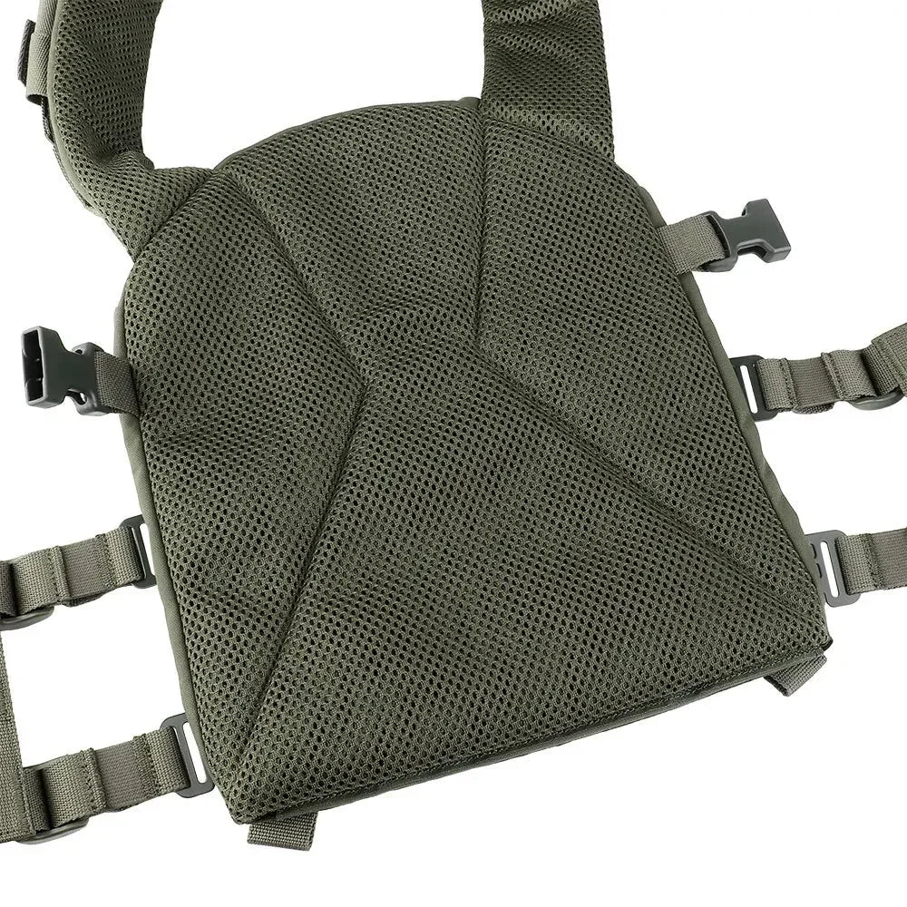 Outdoor Tactical Vest Combat Quick Release On/Off MOLLE Military Equipped with Quick Adjustment Multi Size K19 Plate Rack Leedoar