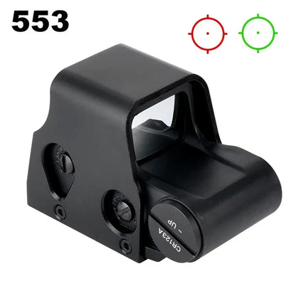 551/552/553 Red Dot Sight Tactical Optical Reflex Green Dot Scope Adjustable Brightness for Hunt Shooting 558 Compact Riflescope Leedoar