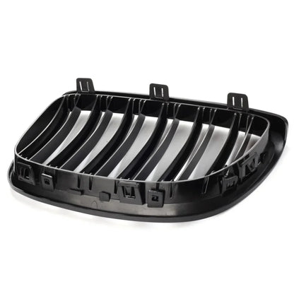 Applicable to the Front  Bumper Face of the BMW 5 Series E60E61 Modified with a Bright Back Dual Iine Grille From 2004 to 2009 Leedoar