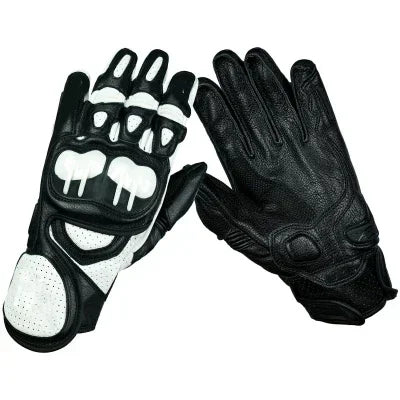 1 par de guantes de moto de dedo completo, resistentes al viento, con pantalla táctil, equipo de moto para motociclistas de cross country