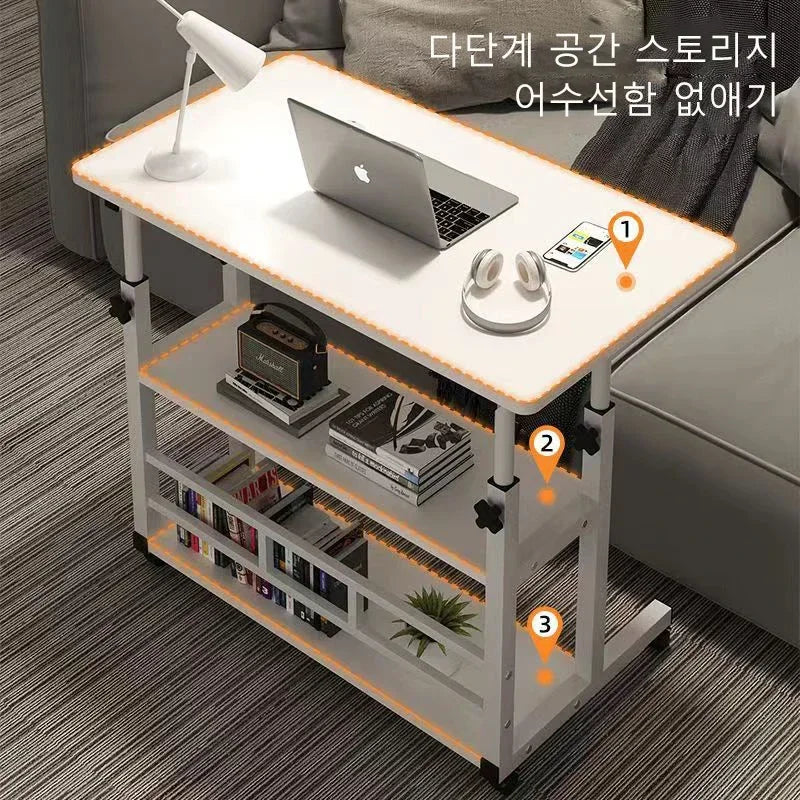 Mesa de estudo elevatória Mesa de cabeceira Dormitório Simples Computador Quarto Mesa para pessoa preguiçosa Móvel Portátil Escritório Mesa simples