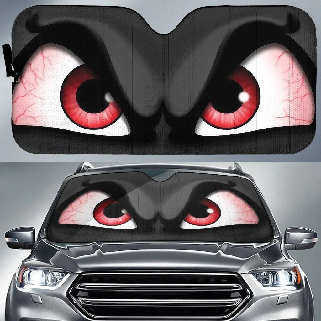 Sunshades Reflector Anti Uv Protector Evil Eyes Custom Car Sunshade Sun Shade Universal Summer 2024hot Sale Leedoar