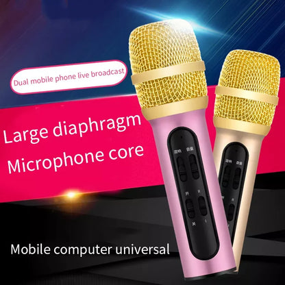 C11 Wireless Kids Karaoke Microphone with Speaker Portable Handheld Music Player for Home Party KTV Mic Show Family Party Gifts Leedoar