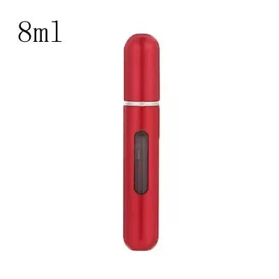 5ml/8ml Mini Portable Perfume Spray Bottle Refillable Aluminum Atomizer Bottle 5ml Container perfume refill bottle travel Leedoar