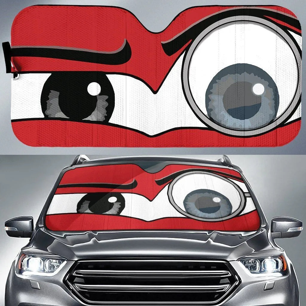 Sunshades Reflector Anti Uv Protector Evil Eyes Custom Car Sunshade Sun Shade Universal Summer 2024hot Sale Leedoar