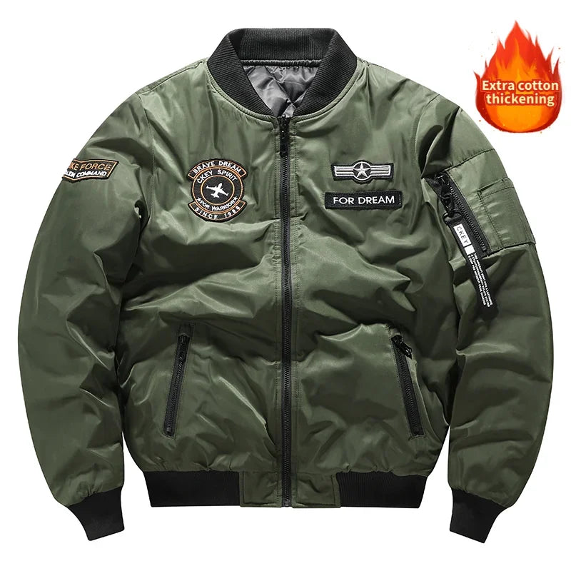 Chaqueta Bomber negra de invierno para hombre, nueva ropa para hombre, ropa de carreras para motocicleta, prendas tácticas de lujo, chaquetas militares 