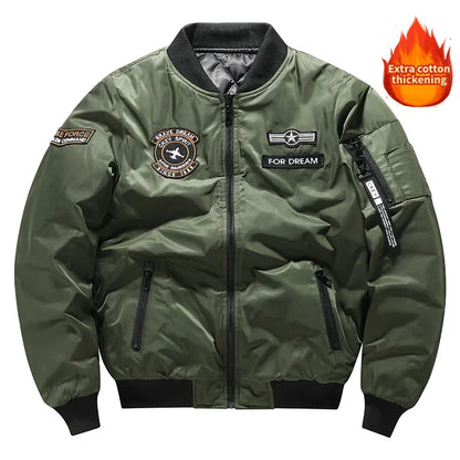 Chaqueta Bomber negra de invierno para hombre, nueva ropa para hombre, ropa de carreras para motocicleta, prendas tácticas de lujo, chaquetas militares 