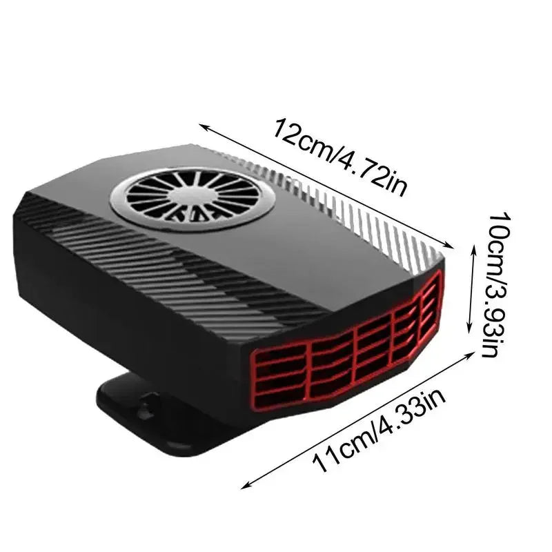 Car Mounted Heater Dual-Purpose Cold and Warm Air Heater 12V Faster Indoor Heater Large Truck Heating and Defogging in Winter Leedoar