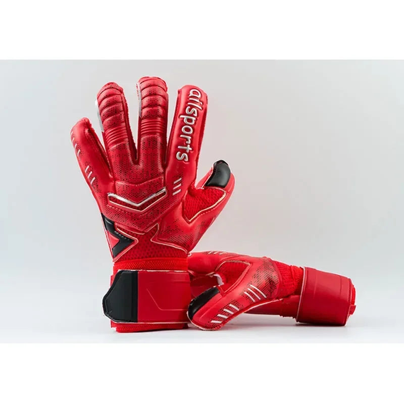 Luva de goleiro de futebol profissional adulto masculina 4 mm látex com proteção de dedo protetor de luva de goleiro de futebol infantil