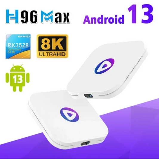 2024 Mais novo IPTV Player H96 MAX M1 RK3528 2 GB 16 GB 4 GB 32 GB 64 GB 2.4/5G Dual Wifi Smart TV Box Android 13 4K 8K Set-top Box 