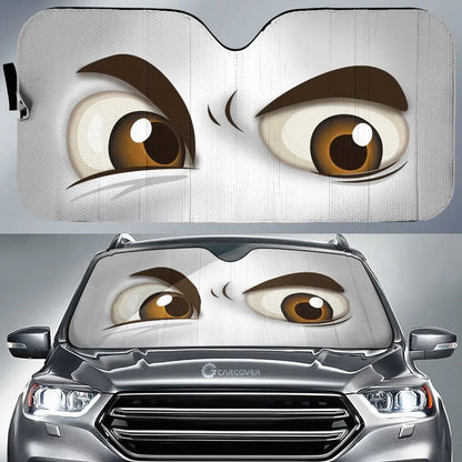 Sunshades Reflector Anti Uv Protector Evil Eyes Custom Car Sunshade Sun Shade Universal Summer 2024hot Sale Leedoar