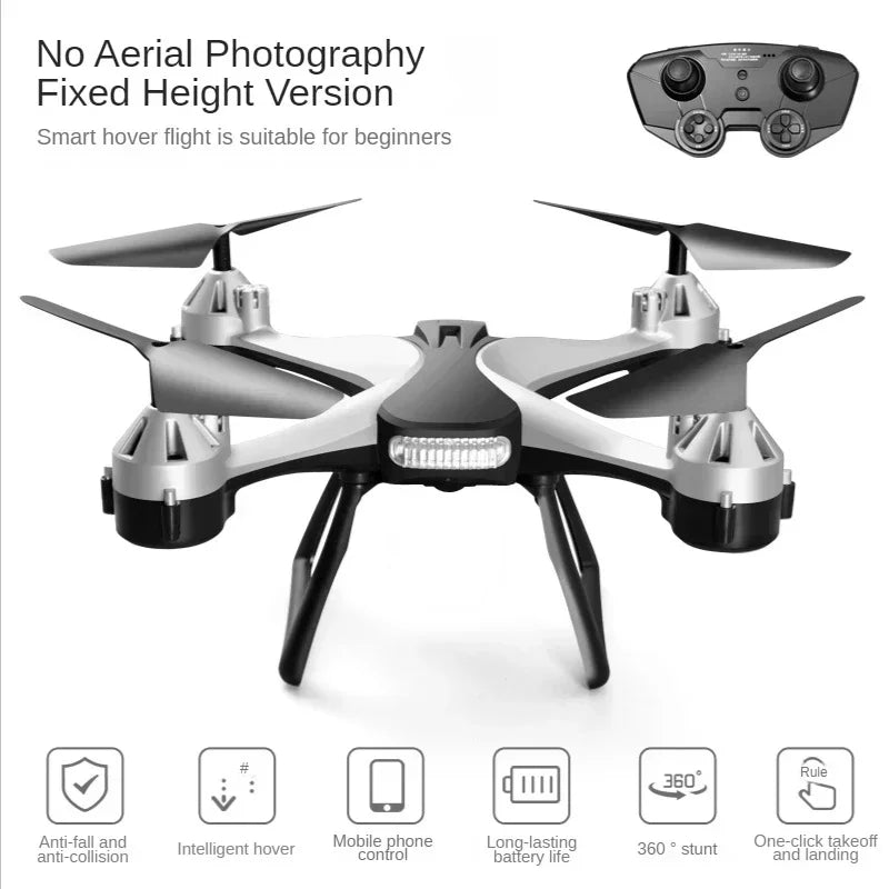 New JC801 UAV HD Professional Dual Camera Remote Control Helicopter 4K Dual Camera Drone Aerial Photography Quadcopter WIFI Leedoar