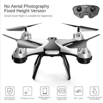 New JC801 UAV HD Professional Dual Camera Remote Control Helicopter 4K Dual Camera Drone Aerial Photography Quadcopter WIFI Leedoar