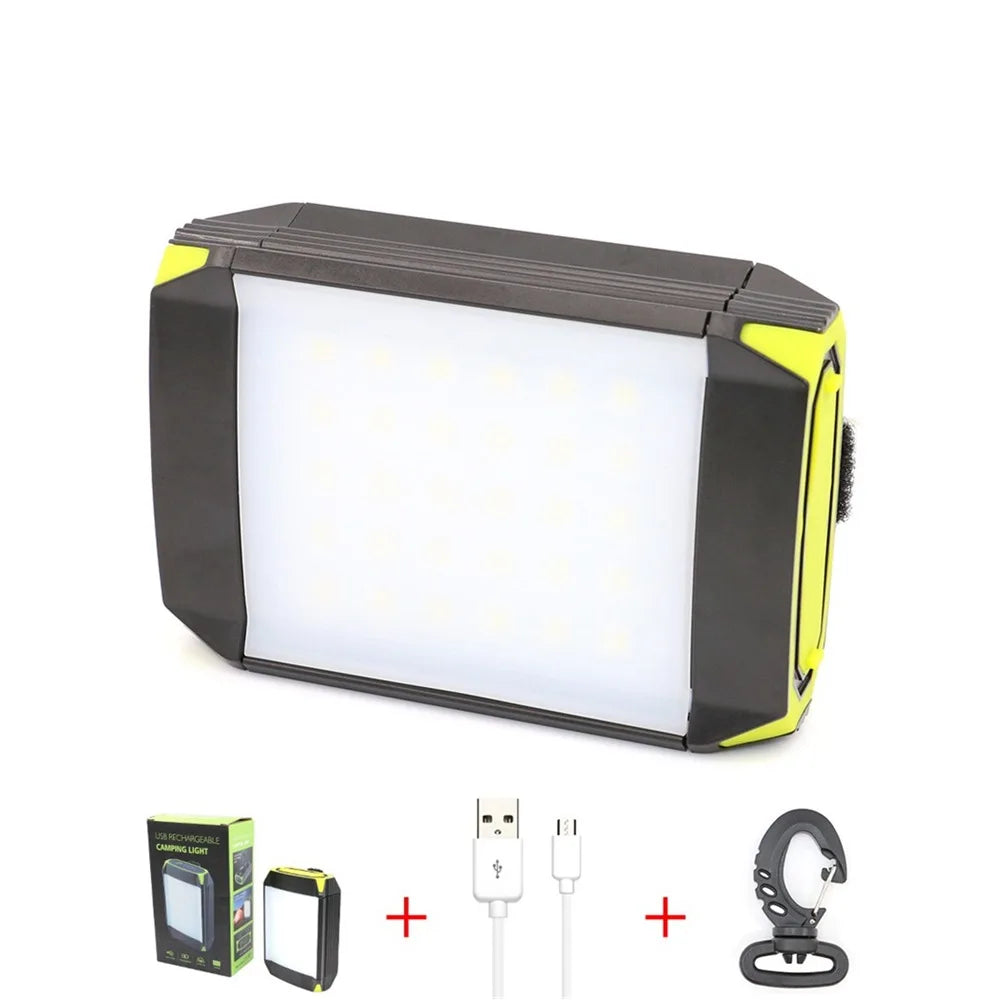 Linterna de camping de 30 LED, batería portátil, linterna USB, luz verde para tienda de campaña, lámpara de araña portátil para exteriores 