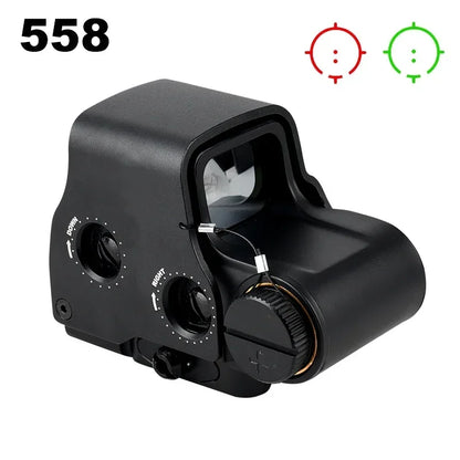 551/552/553 Red Dot Sight Tactical Optical Reflex Green Dot Scope Adjustable Brightness for Hunt Shooting 558 Compact Riflescope Leedoar